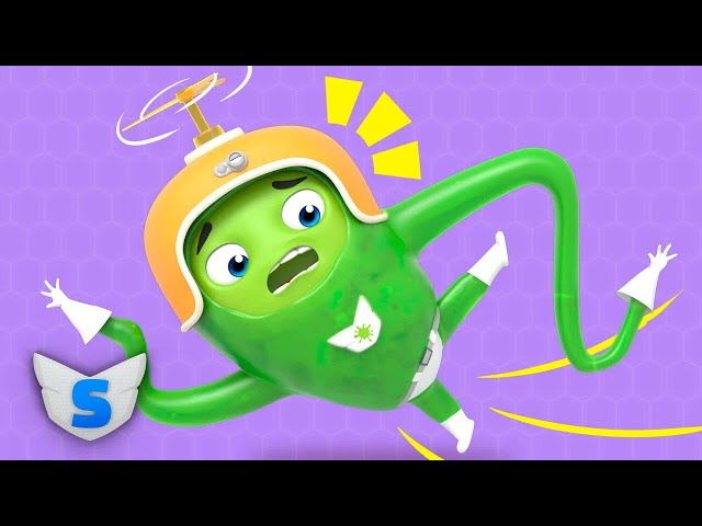 Help! A crazy INVENTION puts SUPER SLIME in danger! - Superpower chaos