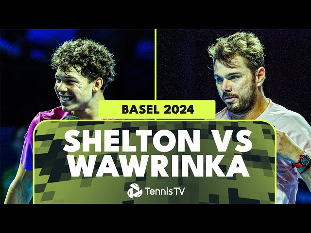 Ben Shelton vs Stan Wawrinka 😮‍💨 | Basel 2024 Highlights