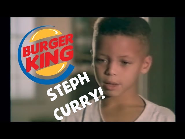 Steph Curry Burger King Commercial From 1990's