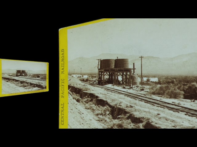 Lower crossing Humboldt River, late 1860s (VR 3D still-image)