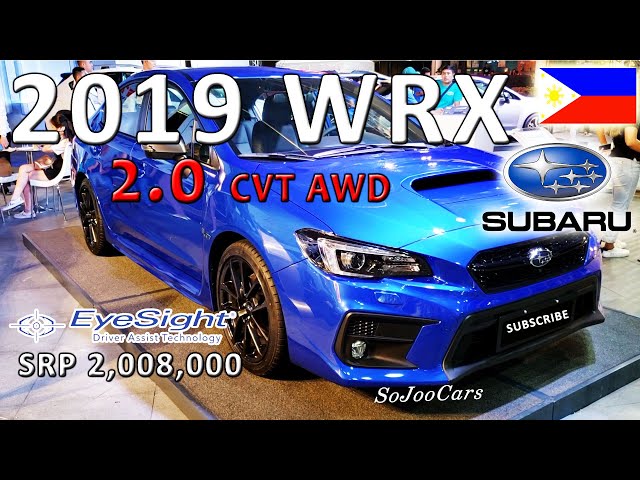 2019 Subaru WRX 2.0 CVT