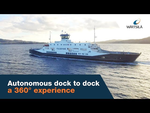 Autonomous dock to dock - 360° experience video | Wärtsilä