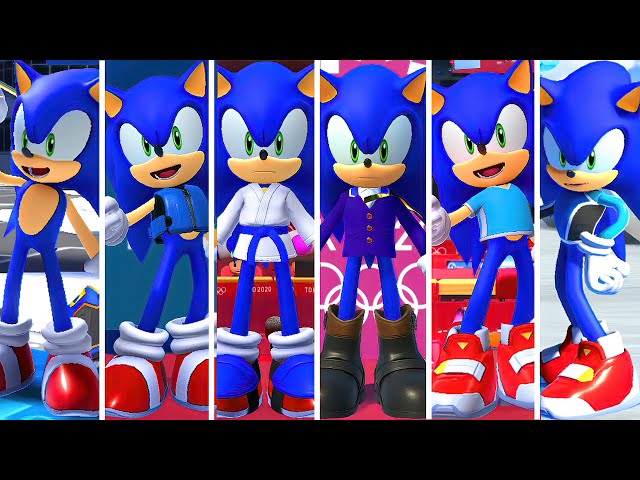 Mario & Sonic At The Olympic Games Tokyo 2020 - Unlock the Hidden Secrets All Sonic Outfit