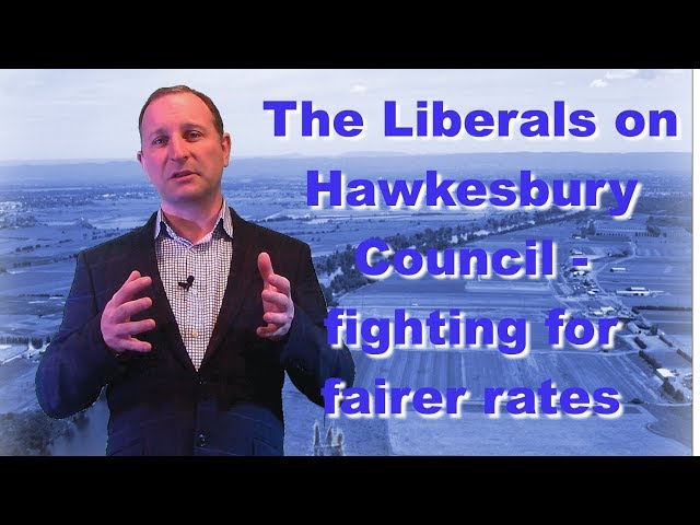 The Liberals on Hawkesbury Council - fighting for fairer rates