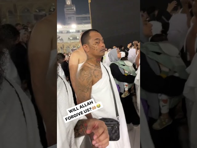 TATTOOED MUSLIMS IN MECCA!🕋 😮 #shorts