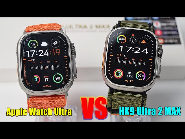 Apple Watch Ultra VS VWAR HK9 Ultra 2 Max Smart Watch- 2024 Latest Copy