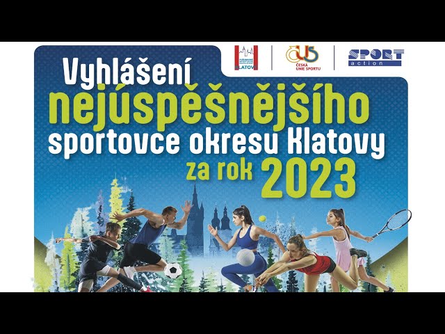 Vyhlášení nejúspěšnějšího sportovce okresu Klatovy za rok 2023