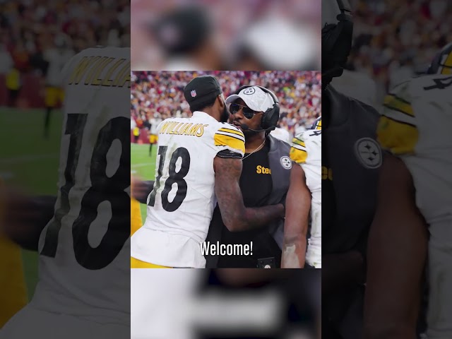 Mike Williams is a Steeler now 🤝 #steelers #nfl #shorts