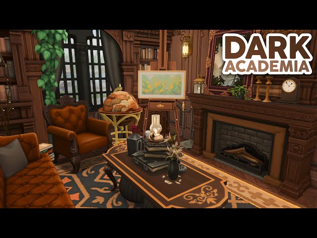 Dark Academia Apartment // The Sims 4 Speed Build: Apartment Renovation