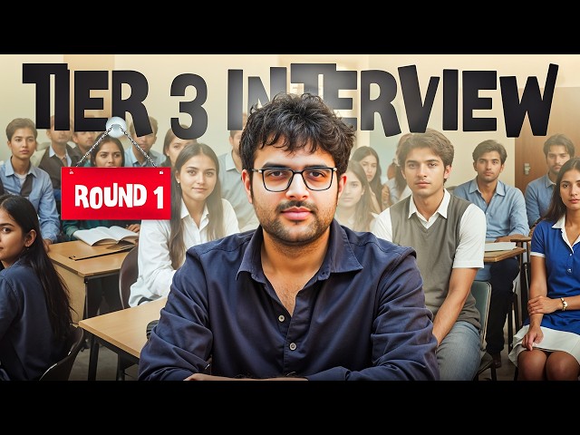 I interviewed 30 students from a Tier 3 college - My learnings