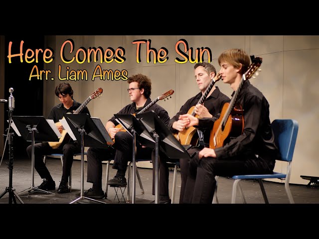 Here Comes The Sun - The Beatles - Classical Guitar Quartet