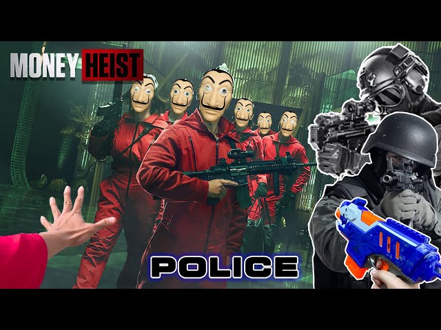 MONEY HEIST 5 vs POLICE (BELLA CIAO REMIX) | Epic Parkour POV Chase [All Action Story POV]