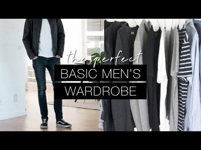 The perfect basic men's wardrobe | Effortless & lasting style