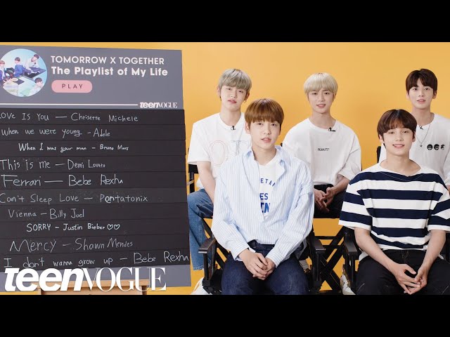 TXT Creates the Playlist of Their Lives | Teen Vogue