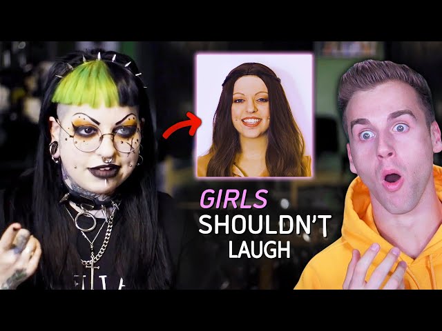 Tik Tok Is Freaking Out Over These Goth To "Basic" Transformations