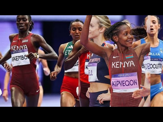 "Faith Kipyegon Dominates Women's 1500m Semi Final – Gold Medal Victory!"