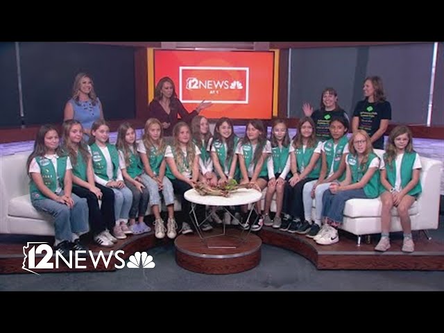 12News welcomes the Girl Scouts to the studio