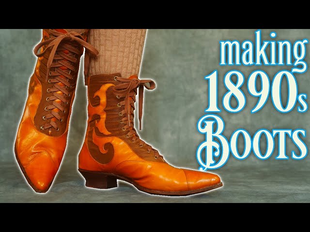 I Made Victorian Boots for Aziraphale! Good Omens Historically Accurate Cosplay pt 4