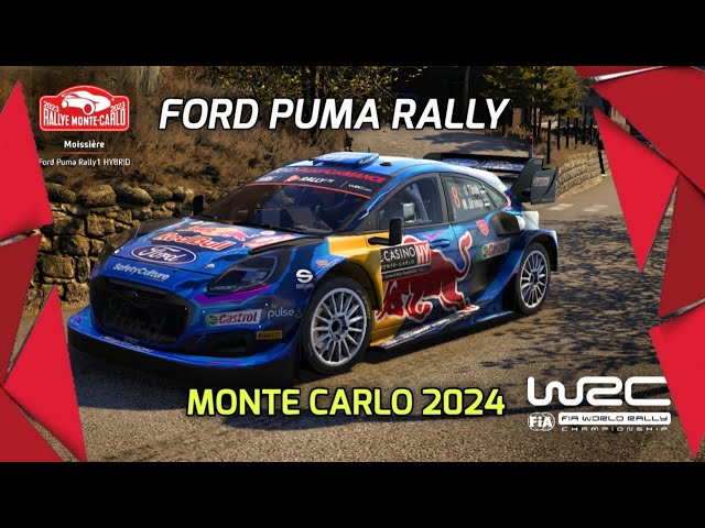 EA WRC Monte Carlo Rally 2024, Ford Puma Rally 1, In Car Full Stage