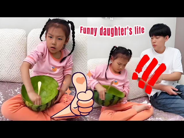 Dad: Stop Digging. We Can Still Afford Watermelon.#comedy#funny videos