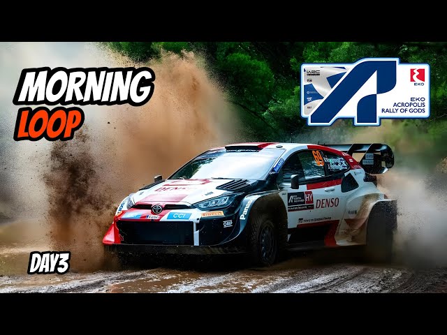 Morning Loop | WRC Acropolis Rally 2023 • Action, Pure Sounds and Maximum Attack