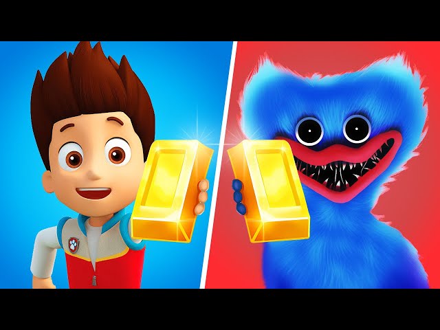 Paw Patrol Ryder Surf | Huggy Wuggy Poppy Playtime Surf - All Level Gameplay Android,iOS BIG UPDATE