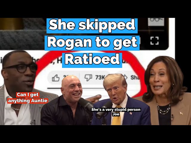 Kamala Skips Rogan then gets ratioed in soft Shannon Sharpe interview