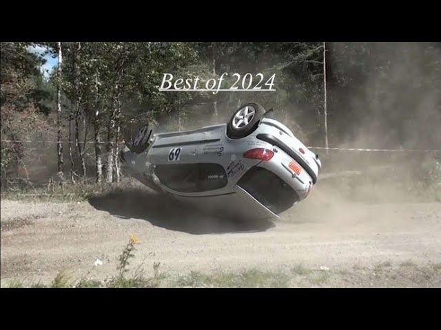 Best Of Swedish Rally Crashes & Action 2024