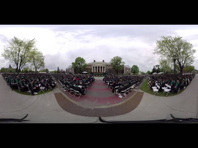 A 360° View of UVM Commencement 2016