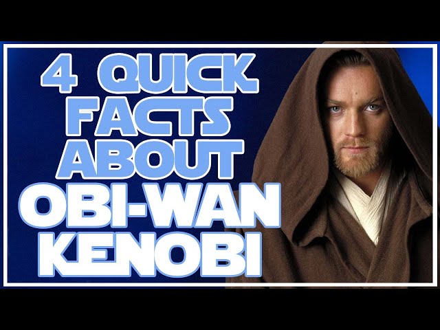 4 Canon FACTS About the Jedi Master OBI WAN KENOBI Pt. 2 | Star Wars Canon Explained | #Shorts