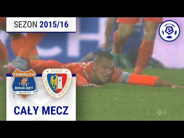 (1/2) Termalica Bruk-Bet Nieciecza - Piast Gliwice | CAŁY MECZ | Ekstraklasa 2015/16 | 16. Kolejka