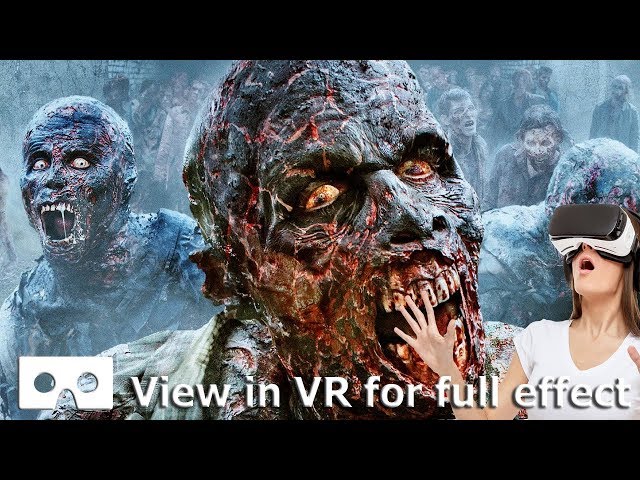 VR 360 Video Night of the living dead Full Movie in a virtual scary zombie cinema 4K