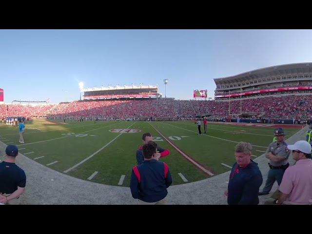 End of 3rd Qtr in Vaught-Hemingway Stadium. Ole Miss Football