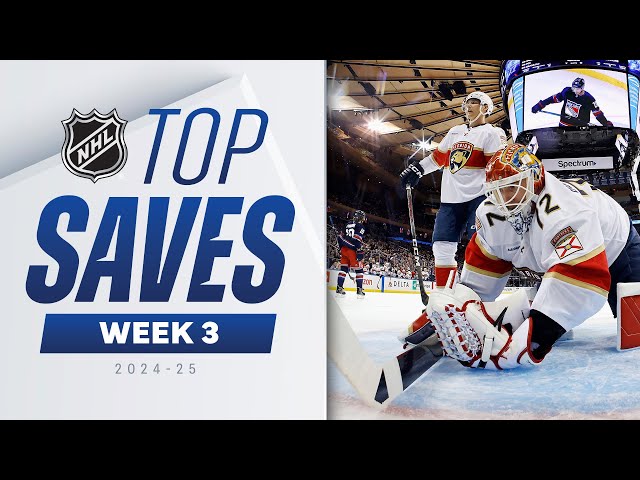 The SAVES you GOTTA SEE from Week 3 👀 | 2024-25 NHL Highlights