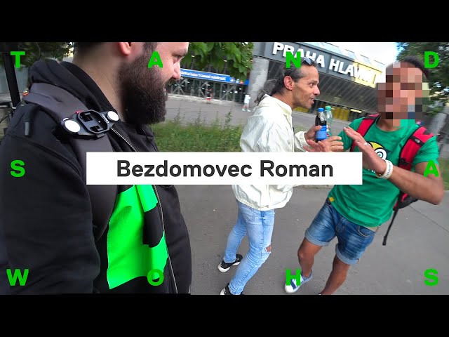 Takto žijí bezdomovci v Praze: žebrání, drogy, dluhy, vztahy… (IRL dokument s bezdomovcem Romanem)