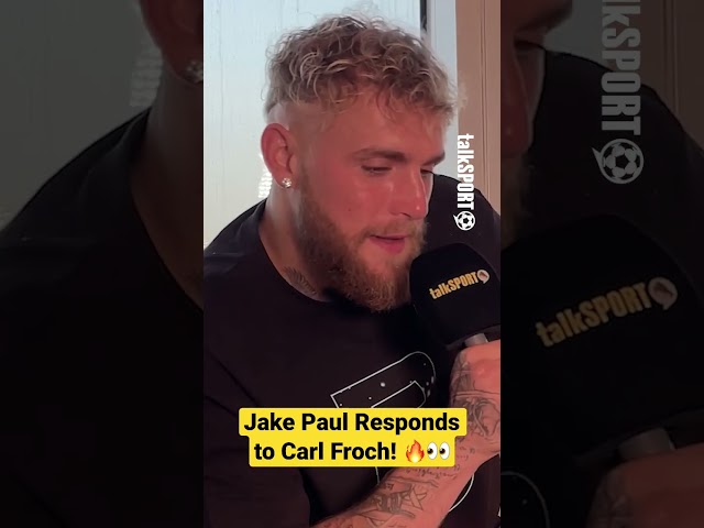 Jake Paul Responds to Carl Froch! 🔥👀