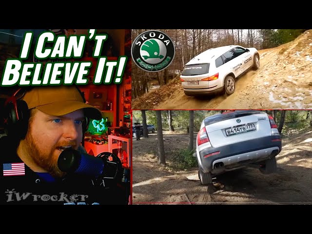 American Reacts to Škoda 4x4 Cars Off-road Capability