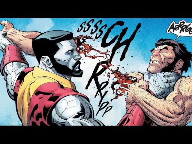 Wolverine And Colossus Fight To The Death!