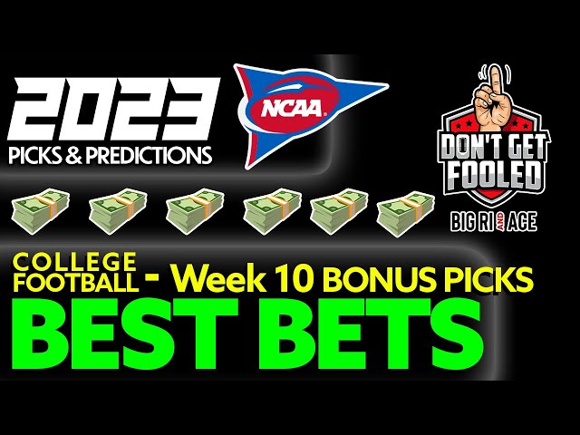 Get Ready for College Football Week 10: Best Bets Revealed!