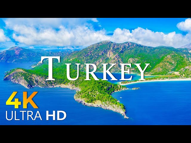 FLYING OVER TURKEY (4K UHD) - Relaxing Music Along With Beautiful Nature Videos (4K Video HD)