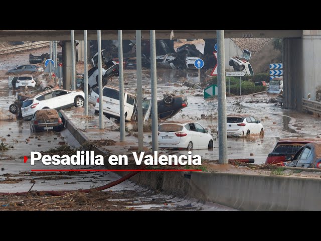 UNA DANA DEVASTADORA | España bajo caos, tragedia en cada rincón y más de 100 perdidas humanas.