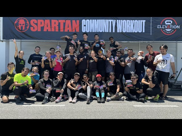 Spartan Community Workout Session at Elevation Fitness Kuching