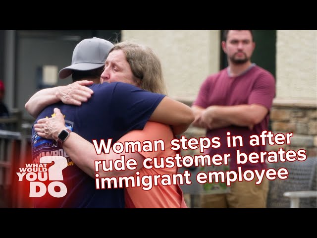 Rude customer berates immigrant employee at car wash