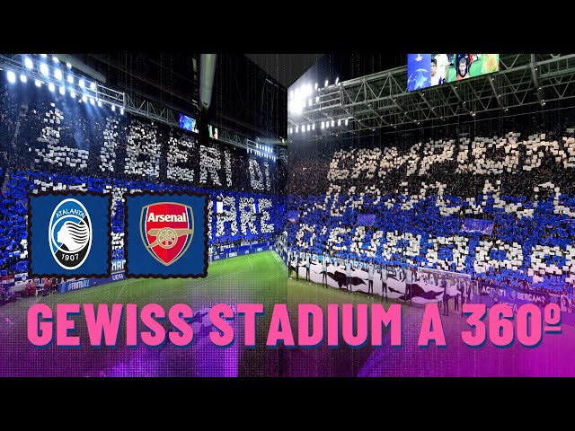 La magia del Gewiss Stadium a 360º | Atalanta-Arsenal 0-0 | MD1 UCL League Phase 2024/25