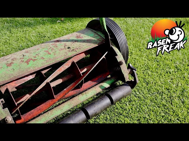 Dad's old hand spindle mower - does that still work?