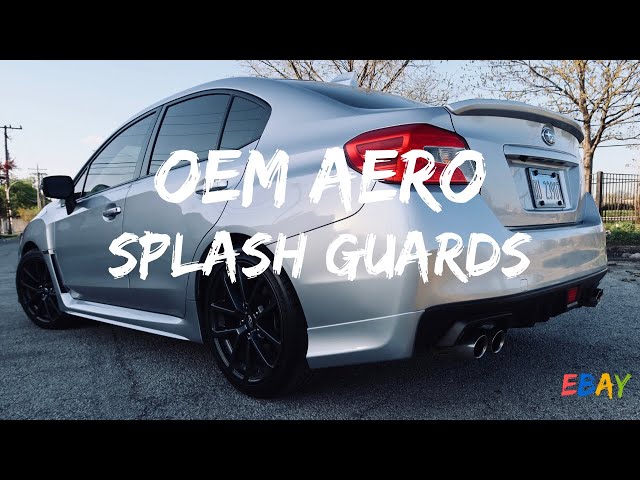 |2019 SUBARU WRX| |OEM REAR AERO SPLASH GUARDS INSTALL|