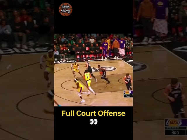 Kyrie Irving Ball Handling & Finish 👀 #shorts  #kyrieirving #brooklynnets #uncledrew #nba