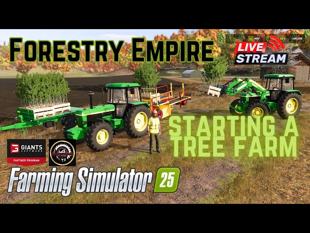 Starting a tree farm Riverbend Springs Farming Simulator 25 - Forestry Empire