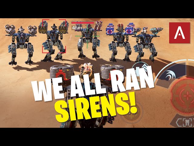 🔴 SIREN SQUAD with Clan VØX! War Robots Live Stream Gameplay WR