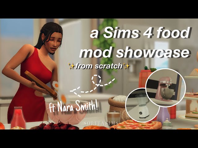 15+ Sims 4 food mods Nara Smith would approve of || Sims 4 mod showcase